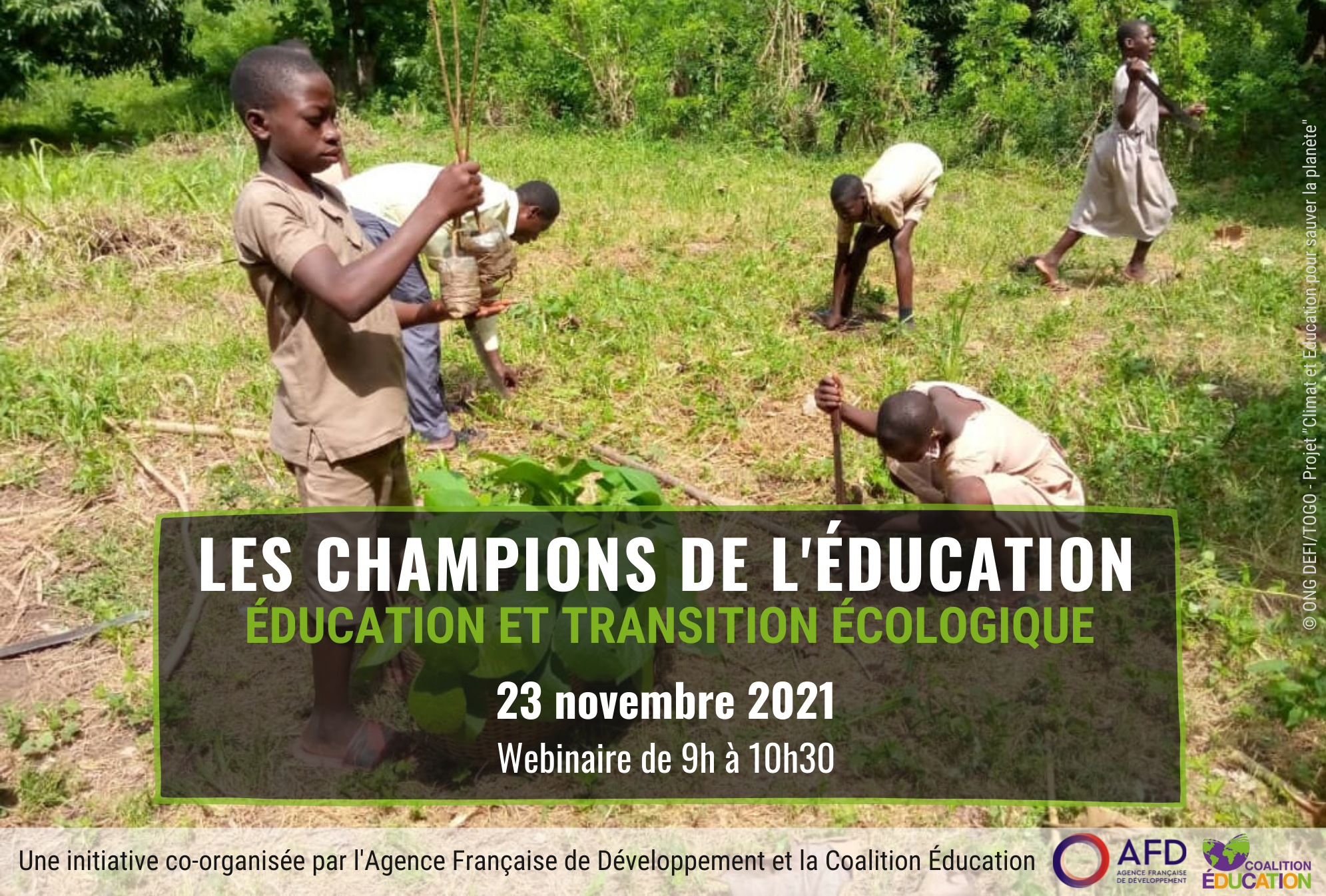 Photo couverture Les champions de l'éducation « Education et transition écologique » 