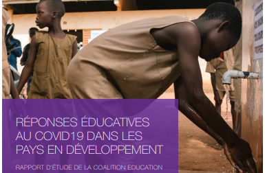 Photo couverture Nouveau rapport. Réponses éducatives au Covid19 dans les pays en développement 