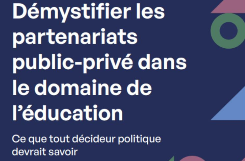 Photo couverture  Les bailleurs sont invités à « cesser de financer et de promouvoir des PPP axés sur le marché »