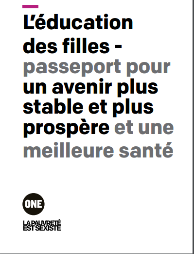 Photo couverture L'éducation des filles - passeport pour un avenir plus stable et plus prospère et une meilleure santé