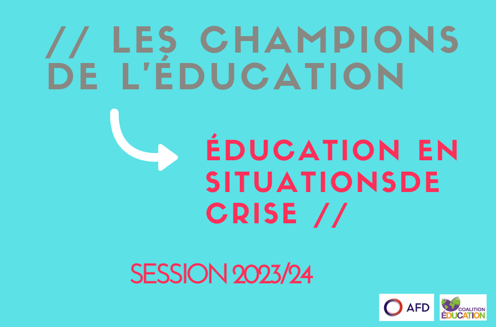 Photo couverture Champions de l'éducation. Éducation en situations de crise. Session 4