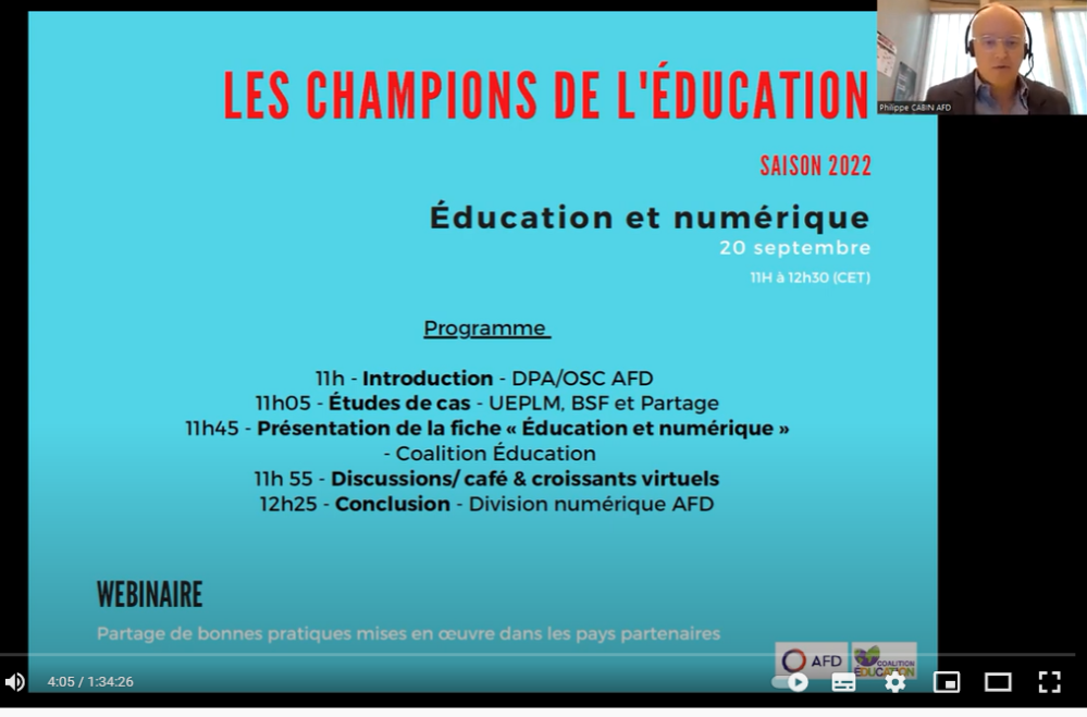 Photo couverture Champions de l'éducation « Éducation et Numérique » 
