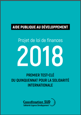 Photo couverture Position de Coordination SUD sur le PLF 2018